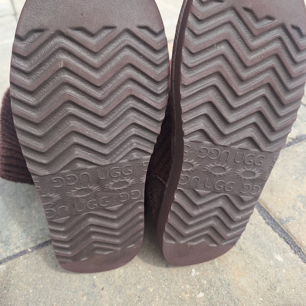UGG Brown Knit Convertable Boots  Size 7 Good Condition!! - Picture 12 of 15